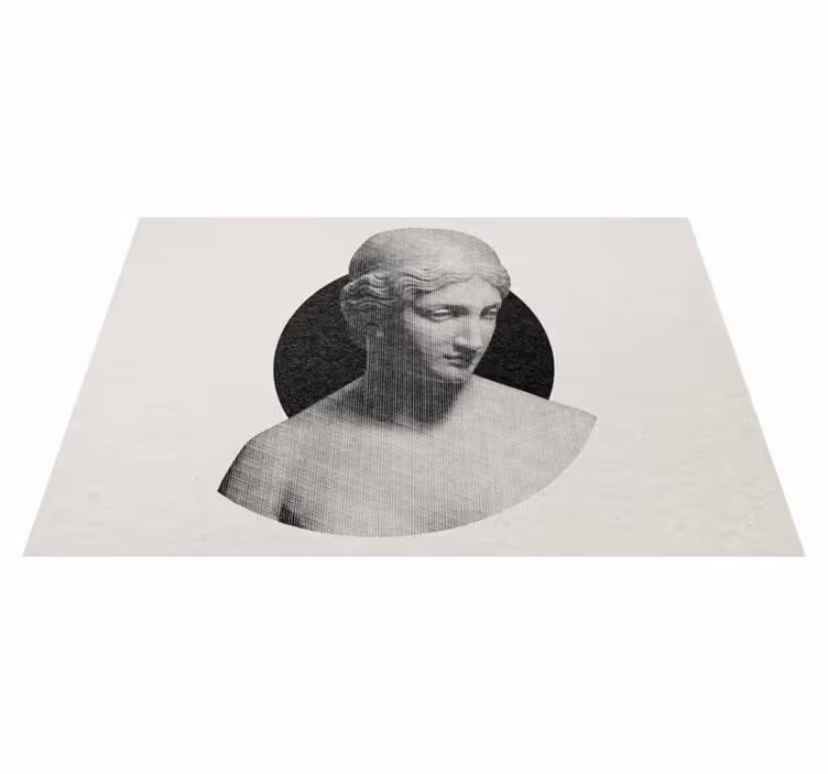 Klassinen veistosprofiili minimalistinen vinyylimatto - Tenstickers