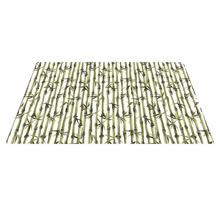 Bambu tyyneys luonto vinyylimatto - Tenstickers
