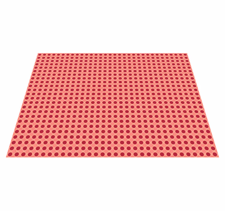 Polka dot kuvio vinyylimatto - Tenstickers