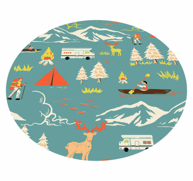 Ulkoseikkailu luonto vinyylimatto - Tenstickers