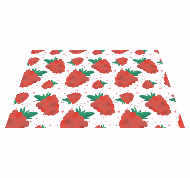 Eloisa marjakuvio kukka vinyylimatto - Tenstickers