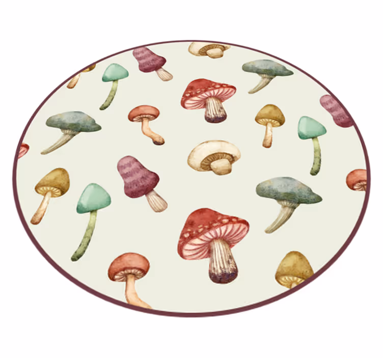 Sienikuvia luonto vinyylimatto - Tenstickers