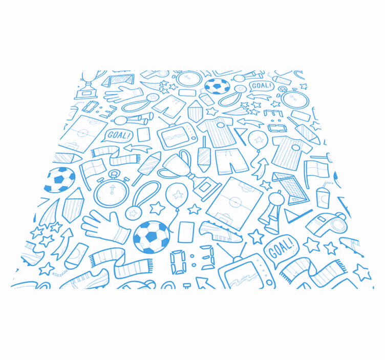 Urheiluelementit peli vinyylimatto - Tenstickers