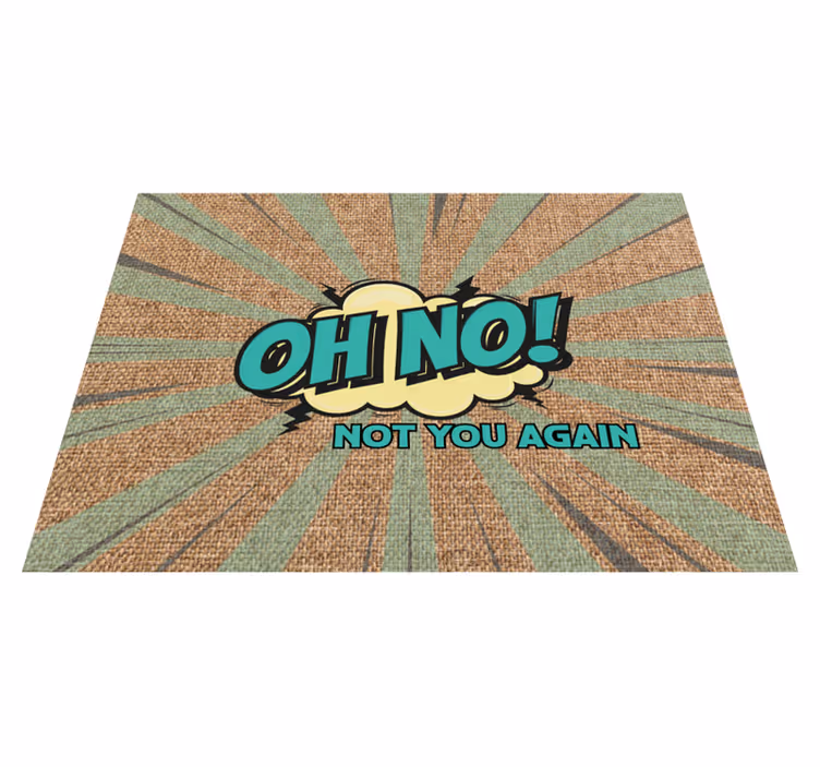 Voi ei taas lauseke vinyylimatto - Tenstickers