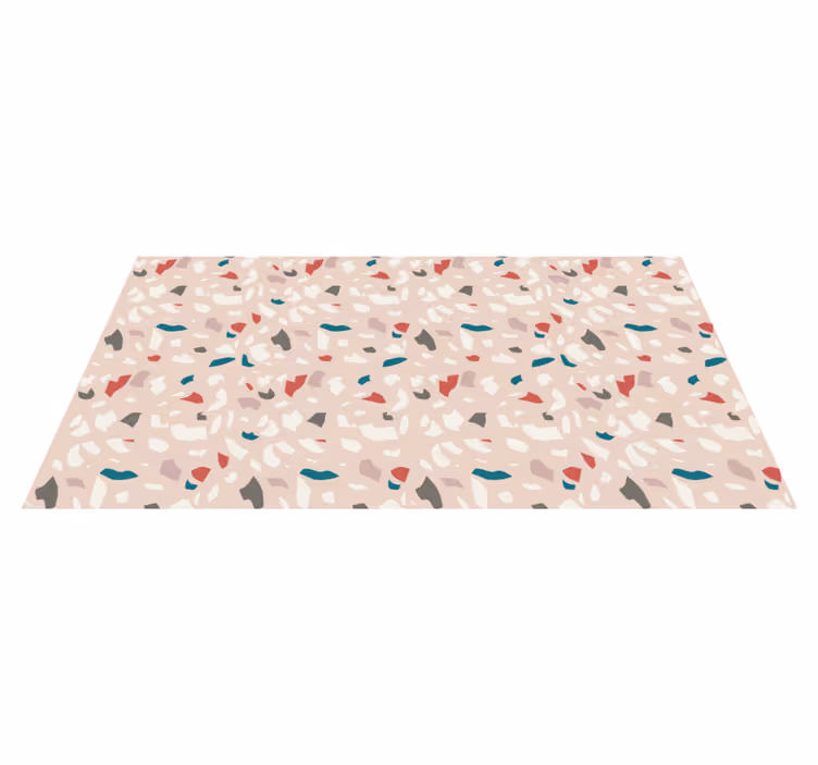 Värikäs terrazzo-kuvio vinyylimatto - Tenstickers