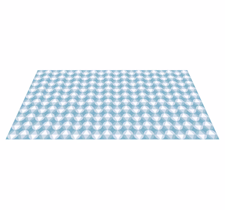 Dynaaminen timanttikuvio geometrinen vinyylimatto - Tenstickers
