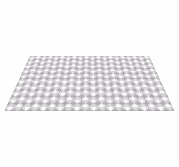 Pyöreä geometrinen motiivi mosaiikki vinyylimatto - Tenstickers