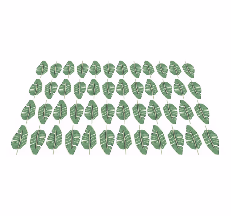 Ylellinen lehtiaihe luonto vinyylimatto - Tenstickers