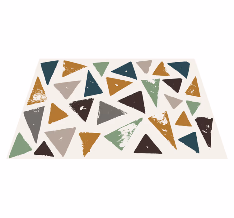 Eloisa kolmio-aihe minimalistinen vinyylimatto - Tenstickers
