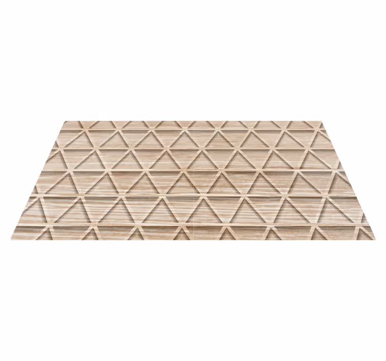 Geometrinen kolmion muotoilu puu aiheinen vinyylimatto - Tenstickers
