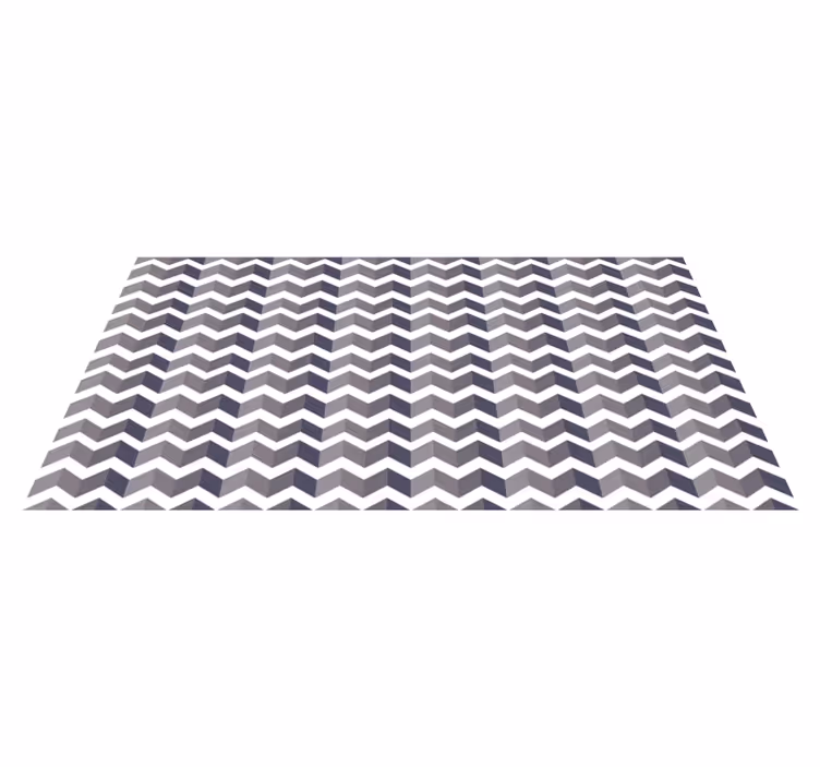 Chevron-kuvioinen eleganssi vinyylimatto geometrinen - Tenstickers