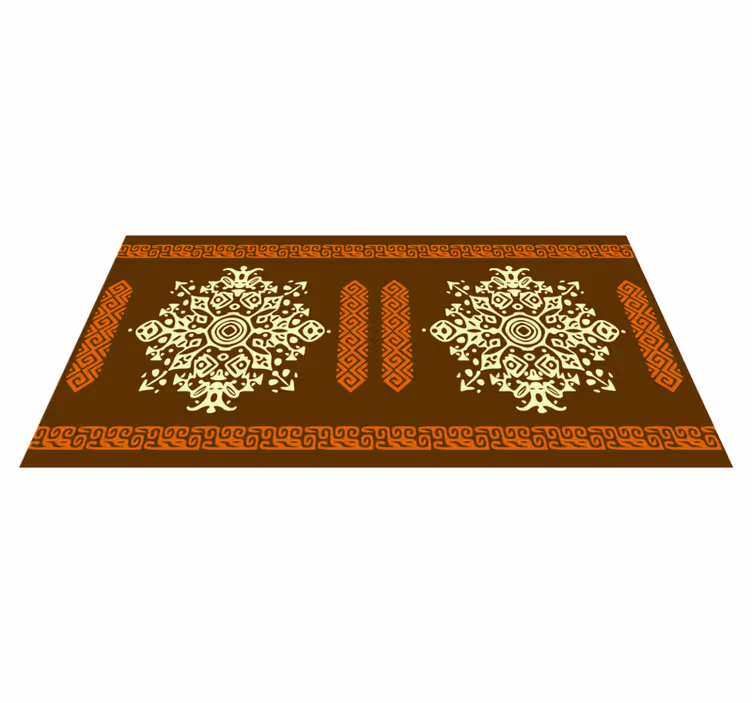 Mandala-aiheinen kokonaisuus vinyylimatto mandala - Tenstickers