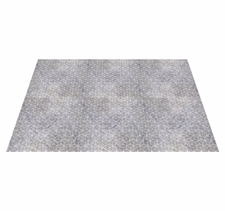Geometrinen kuvion peitto vinyylimatto kivinen - Tenstickers