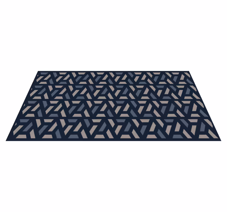 Lukittuvat kulmat geometrinen vinyylimatto - Tenstickers