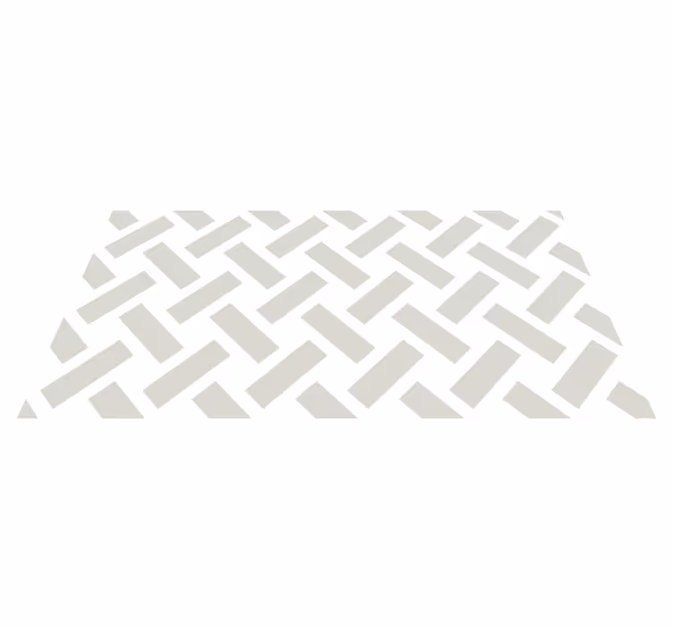 Chevron-kuvio geometrinen vinyylimatto - Tenstickers