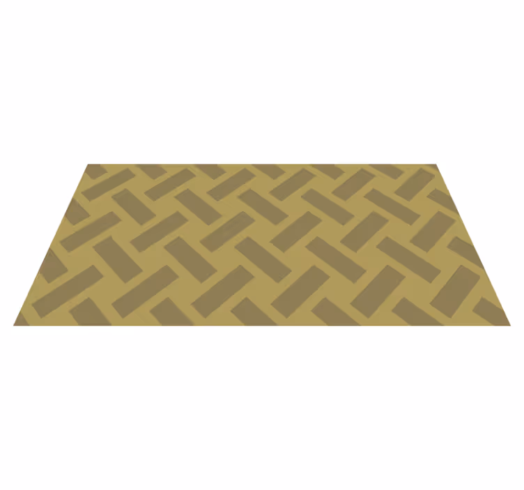 Chevron siksak geometrinen vinyylimatto - Tenstickers