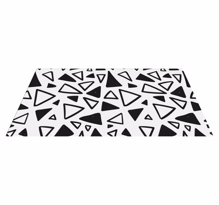 Abstrakti kolmiomainen geometrinen vinyylimatto - Tenstickers