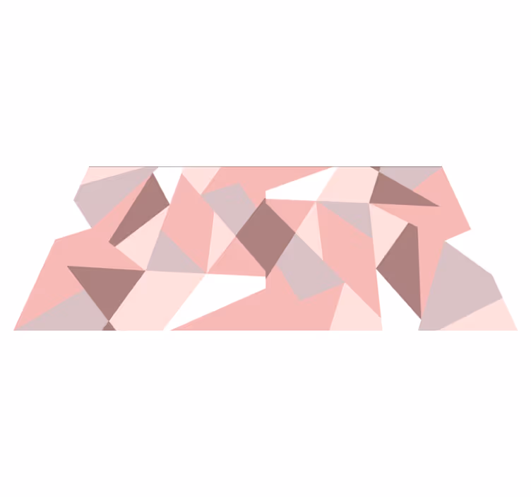 Geometrinen kolmiokuvio geometrinen vinyylimatto - Tenstickers