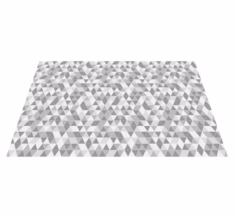 Geometrinen kolmion muotoinen kuvio geometrinen vinyylimatto - Tenstickers