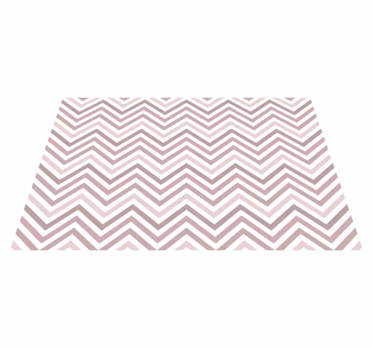 Chevron-kuviosuunnittelu geometrinen vinyylimatto - Tenstickers