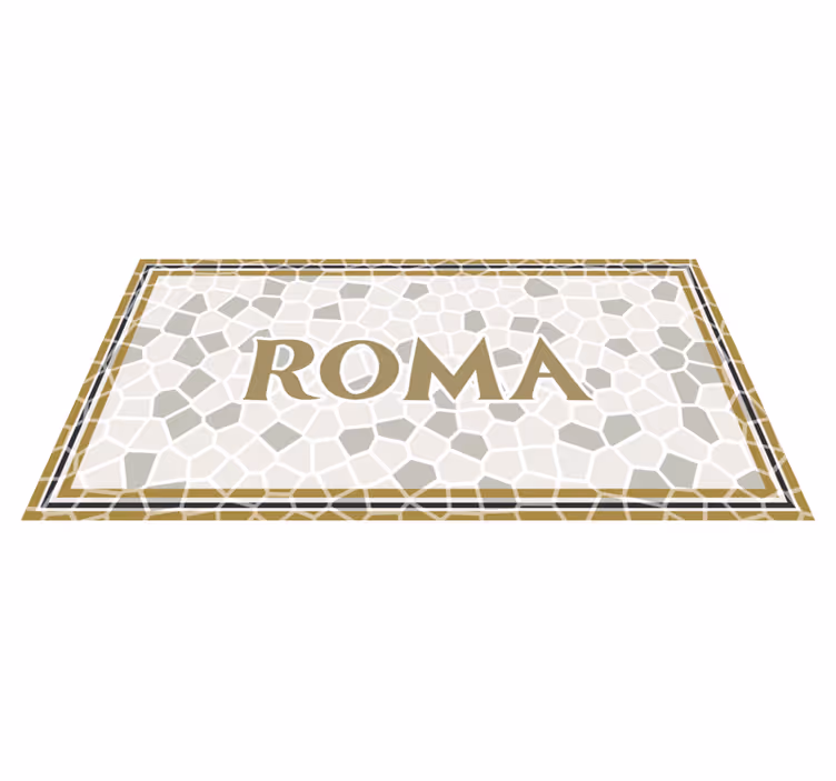 Henkilökohtainen roma nimi vinyylimatto - Tenstickers