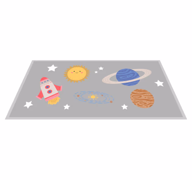 Avaruus ja planeetat tähti vinyylimatto - Tenstickers