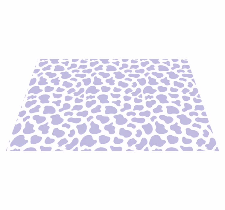 Laventelin leopardin täpliä eläinpainatus vinyylimatto - Tenstickers