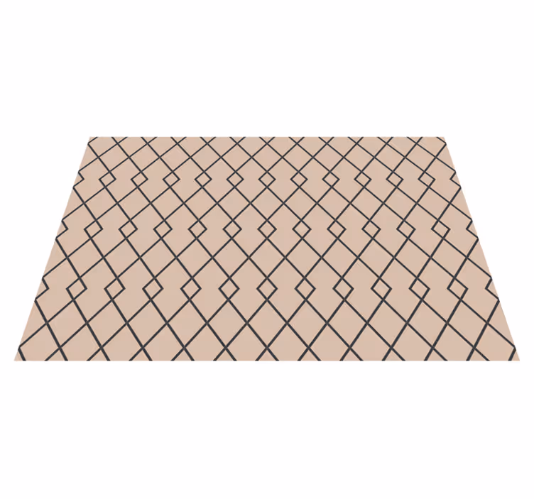 Siro timanttiaihe geometrinen vinyylimatto - Tenstickers
