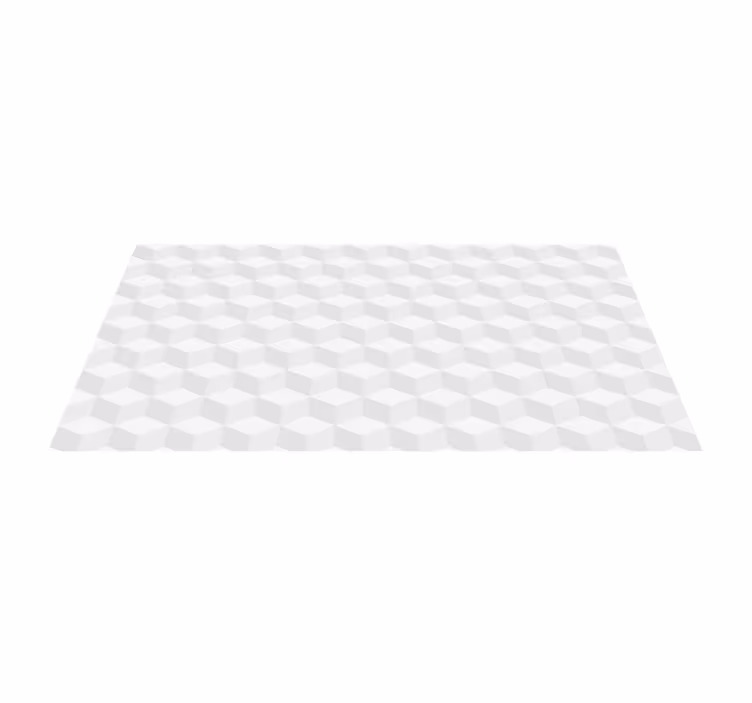 Kuutiomainen illuusio vinyylimatto geometrinen - Tenstickers