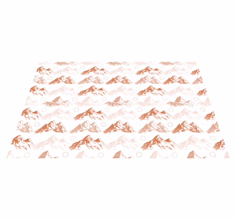Vuoristokuvio luonto vinyylimatto - Tenstickers