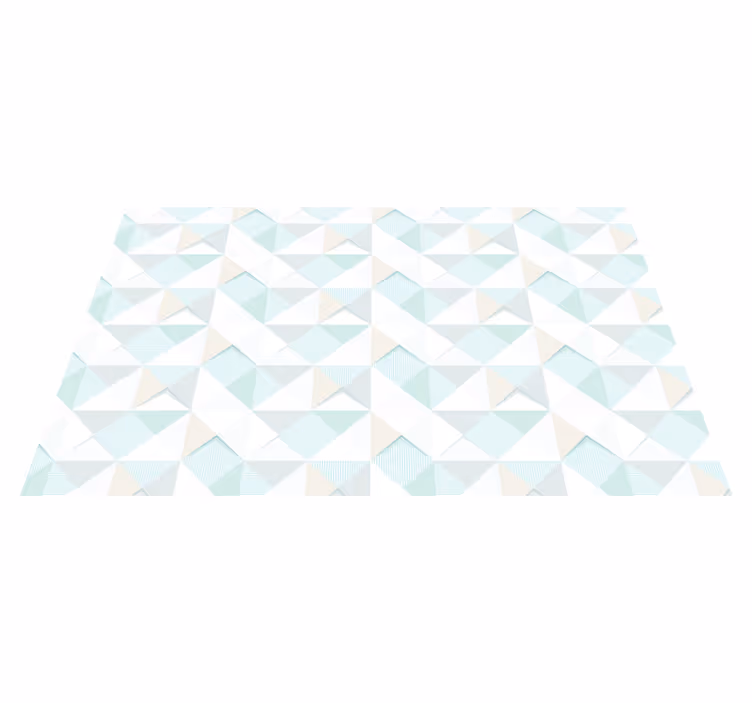 Geometrinen kuvion peitto geometrinen vinyylimatto - Tenstickers