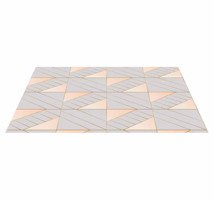 Geometrisesti kuvioitu geometrinen vinyylimatto - Tenstickers