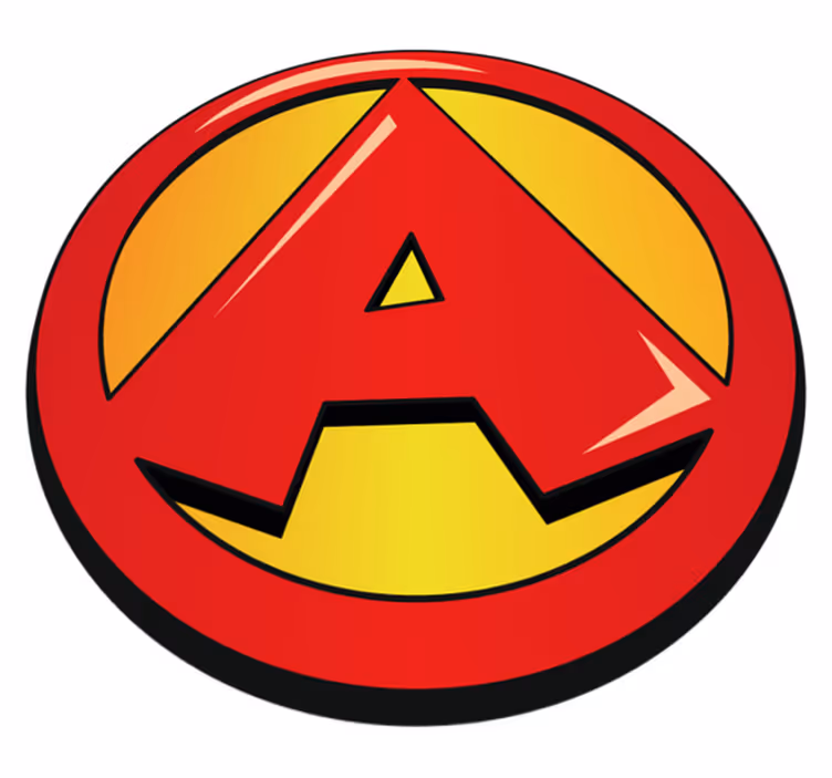 Super alkukirjain Lisää vinyylimattoja lapsille - Tenstickers
