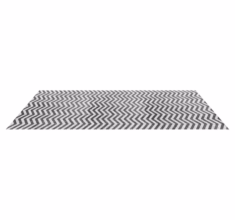 Siksak-kuvio vinyylimatto geometrinen - Tenstickers