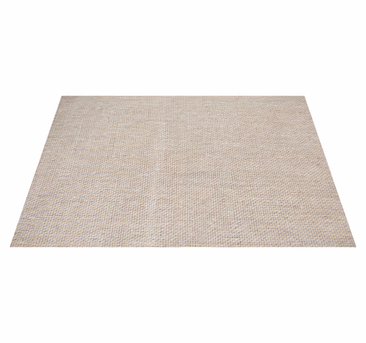 Beige puuvillainen rakenne skandinaavinen vinyylimatto - Tenstickers
