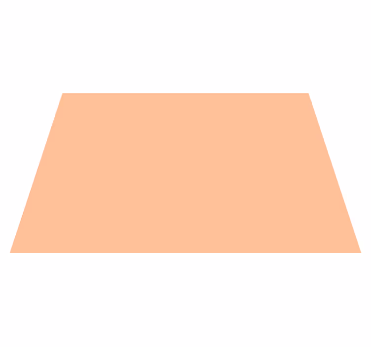 Persikkanukkaa suorakulmainen vinyylimatto - Tenstickers