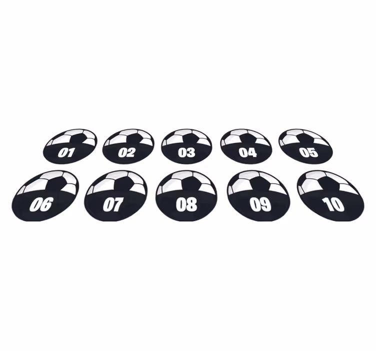 Jalkapallon harjoituspaketti teinille vinyylimatto - Tenstickers
