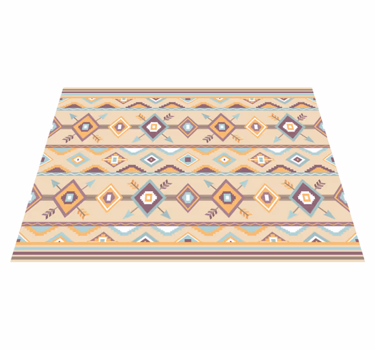 Etninen berberi beige vinyylimatto - Tenstickers