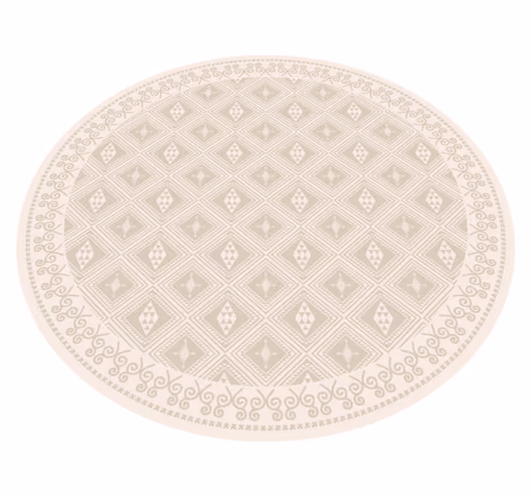 Heimojen tappiot beige vinyylimatto - Tenstickers