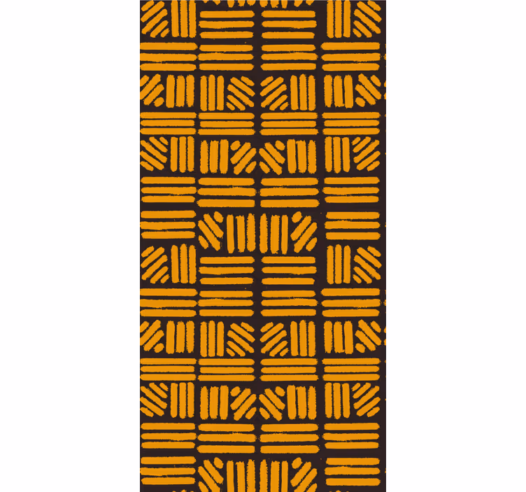Geometrinen lohkokuvio kylpyhuoneen tapetti - Tenstickers