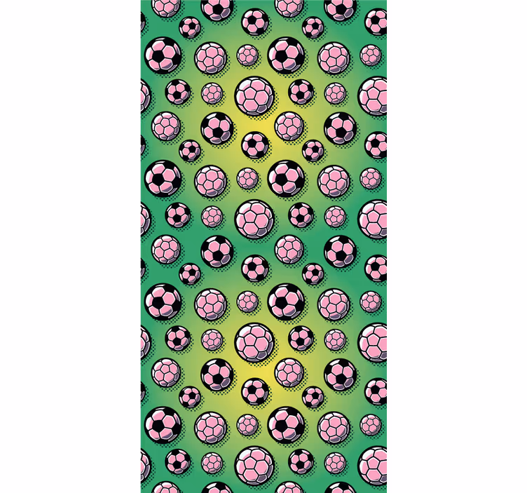 Urheilullinen pallokuvio muokattava tapetti - Tenstickers