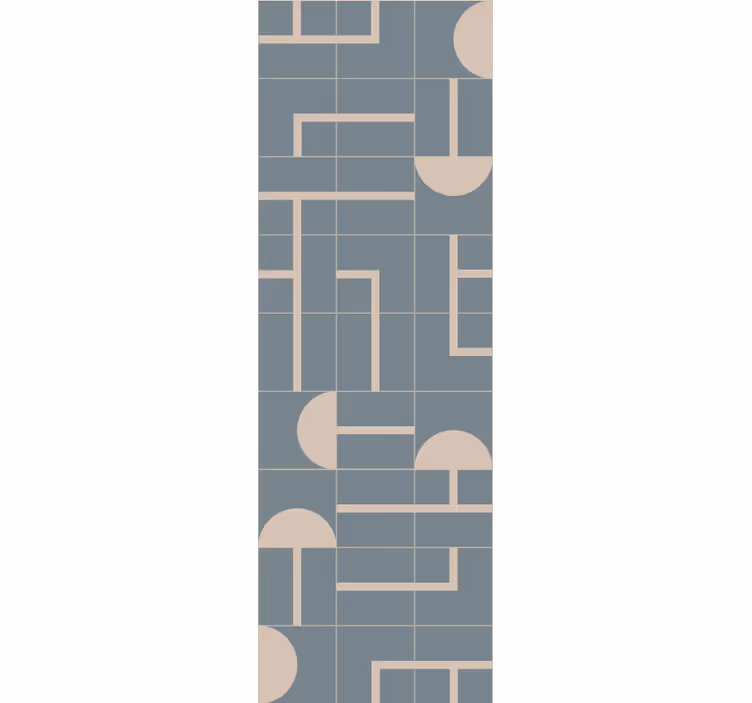 Beigen tyylikkäitä muotoja geometrinen tapetti - Tenstickers