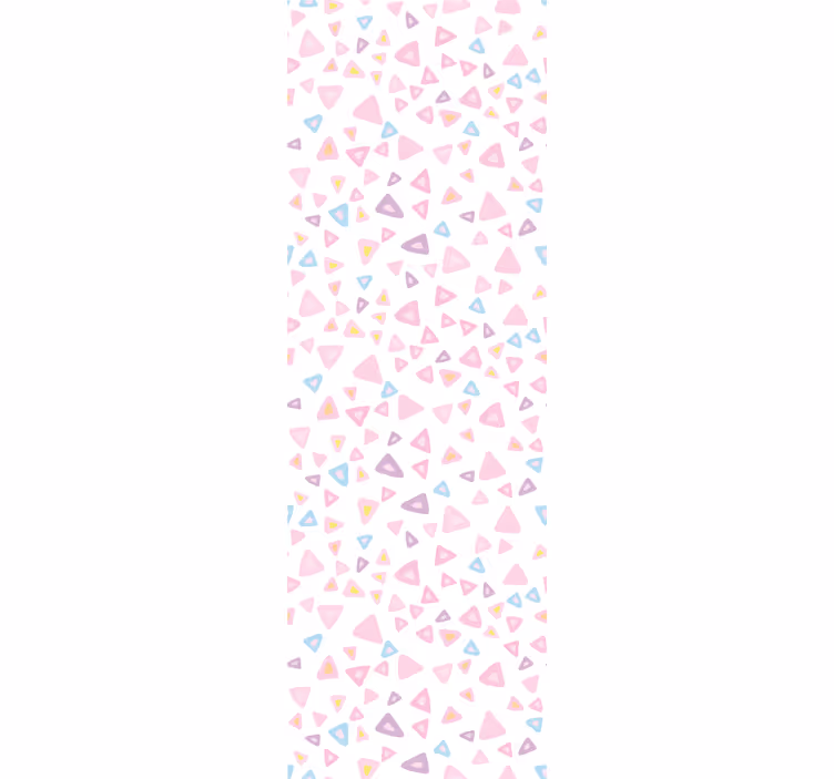 Pastelli kolmiokuvio kolmiokuvioinen tapetti - Tenstickers
