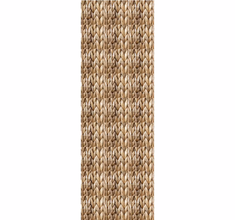 Luonnollinen kangasaihe efekti tapetti - Tenstickers