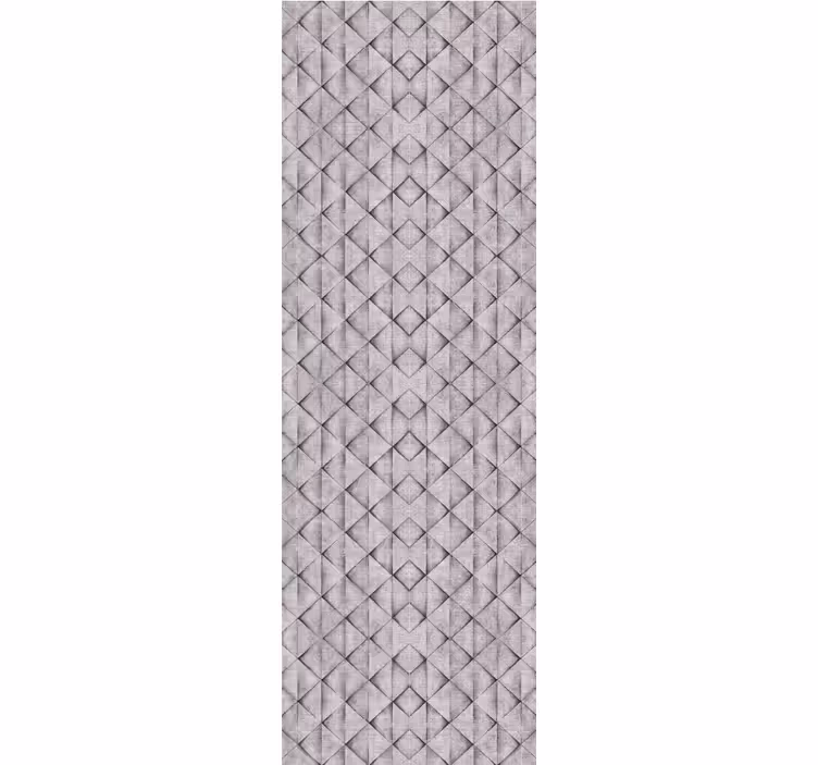 Kuvioitu neliökuvio geometrinen tapetti - Tenstickers