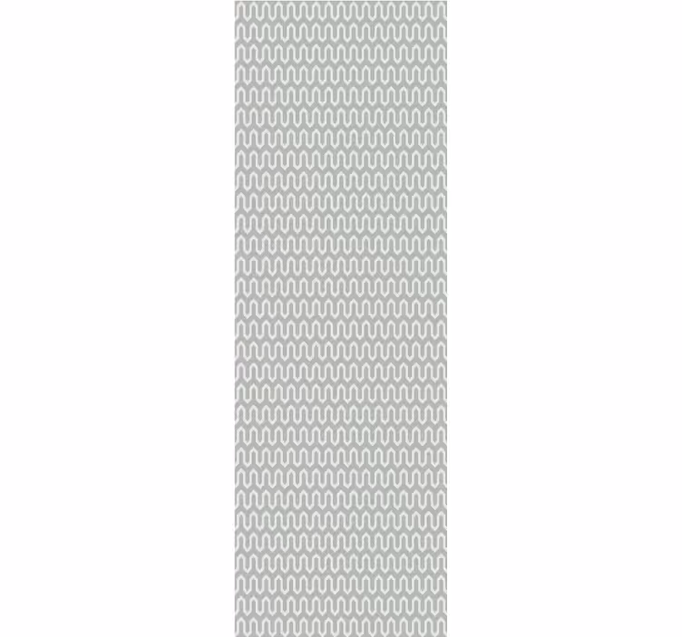 Tyylikäs aaltoileva kuvio geometrinen tapetti - Tenstickers