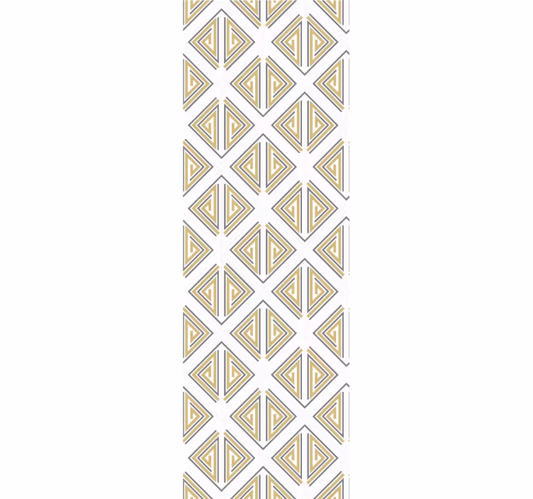 Tyylitellyt kolmiomaiset kuviot geometrinen tapetti - Tenstickers