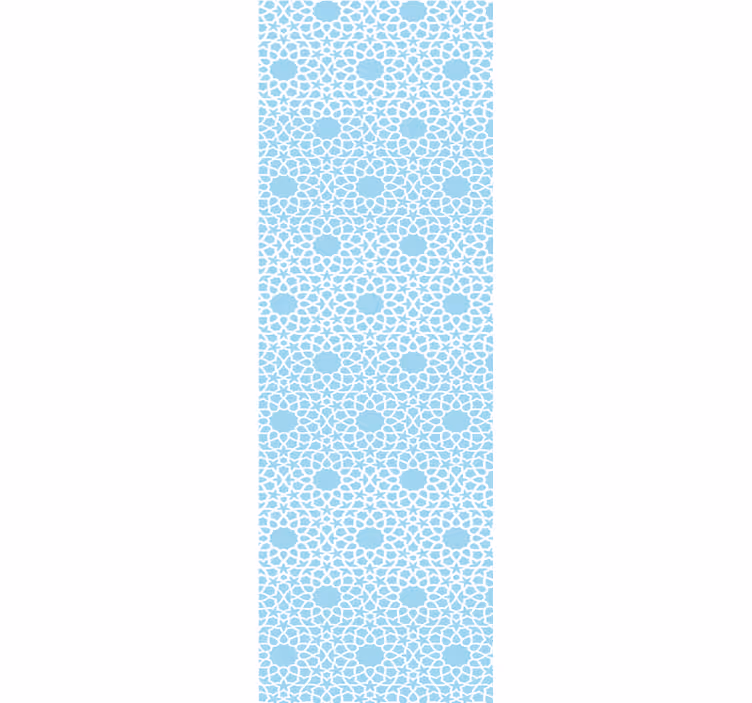 Kukkainen ympyräkuvio kukkatapetti - Tenstickers