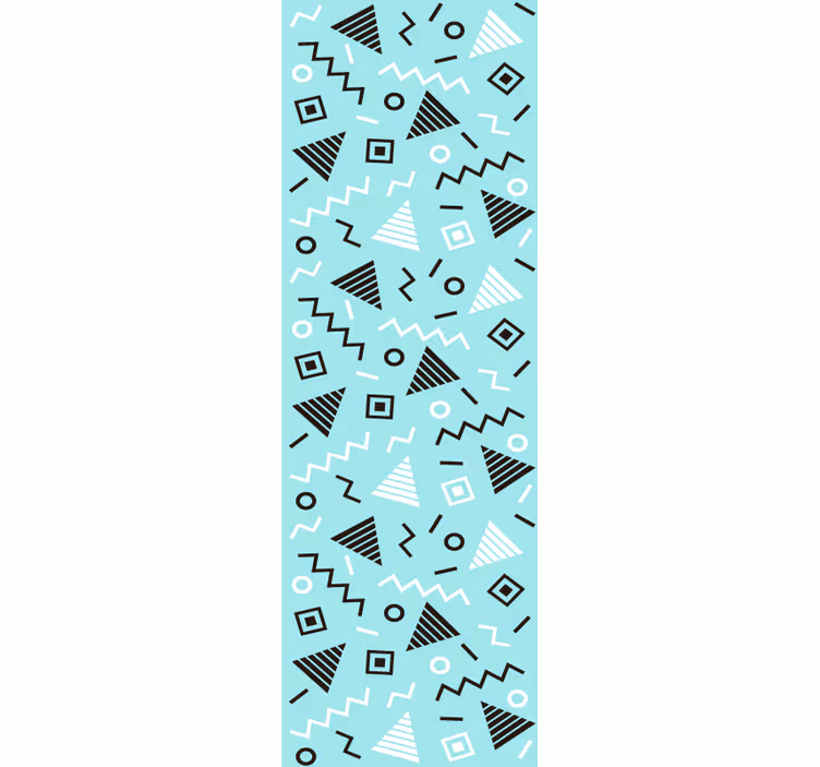 Hauska moderni memphi geometrinen tapetti - Tenstickers