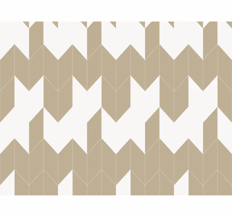 Chevronin muotoinen muotoilu geometrinen tapetti - Tenstickers